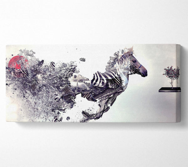 Abstraktes Zebra