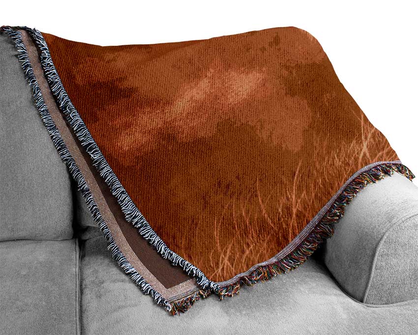 African Cheetah Woven Blanket