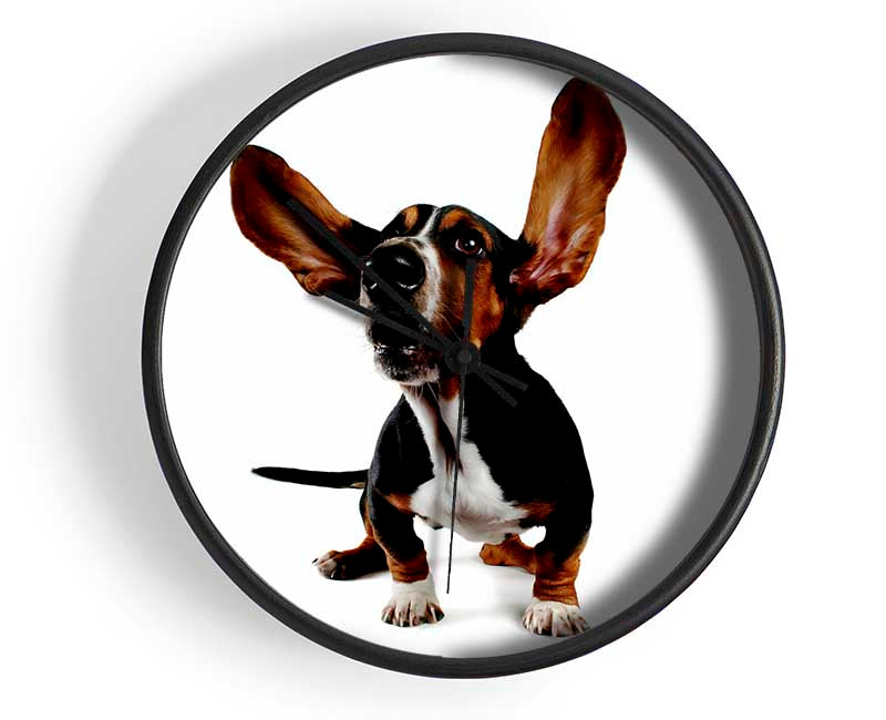 Bassett Hound Ears Clock - Wallart-Direct UK