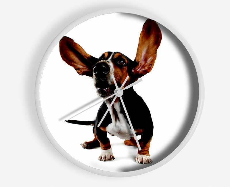 Bassett Hound Ears Clock - Wallart-Direct UK