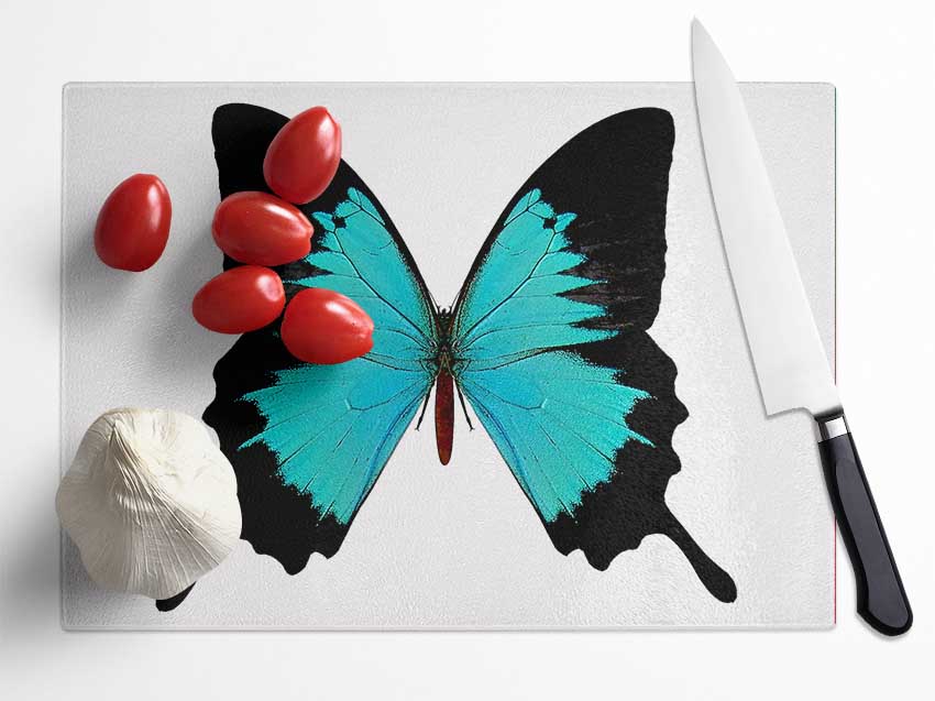 Butterfly Beauty Glass Chopping Board