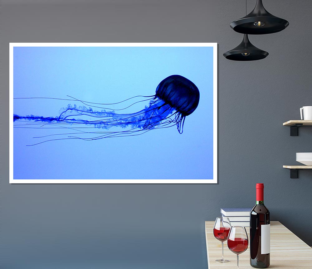 Elegant Jellyfish Print Poster Wall Art