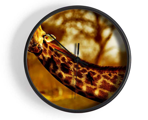 Giraffe Neck For Birds Clock - Wallart-Direct UK