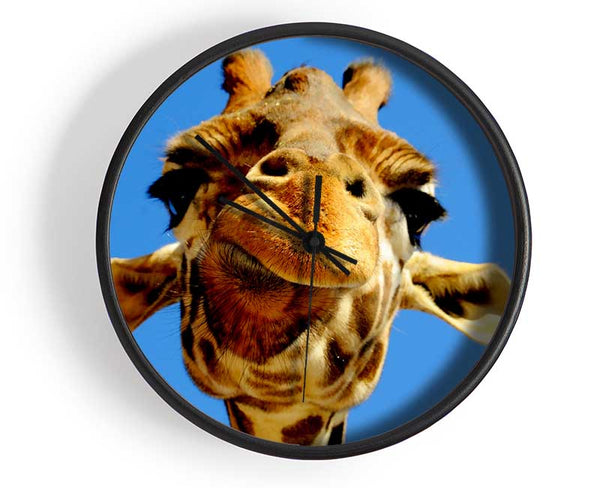 Giraffe Smile Clock - Wallart-Direct UK