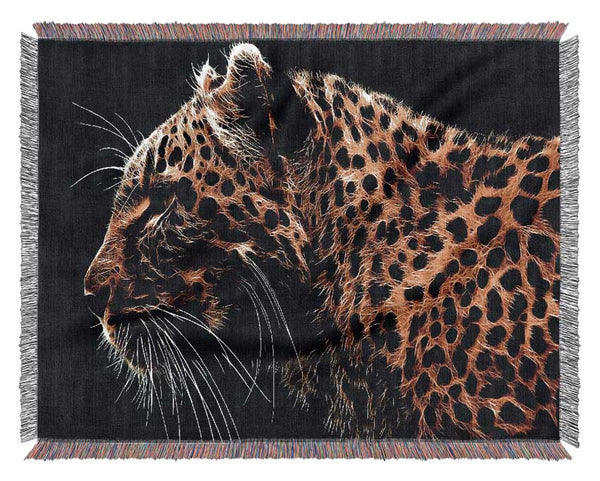 Golden Cheetah Woven Blanket