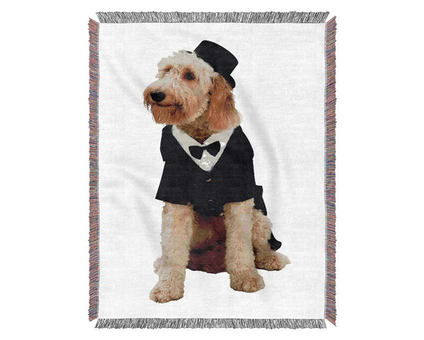 Groom Dog Woven Blanket