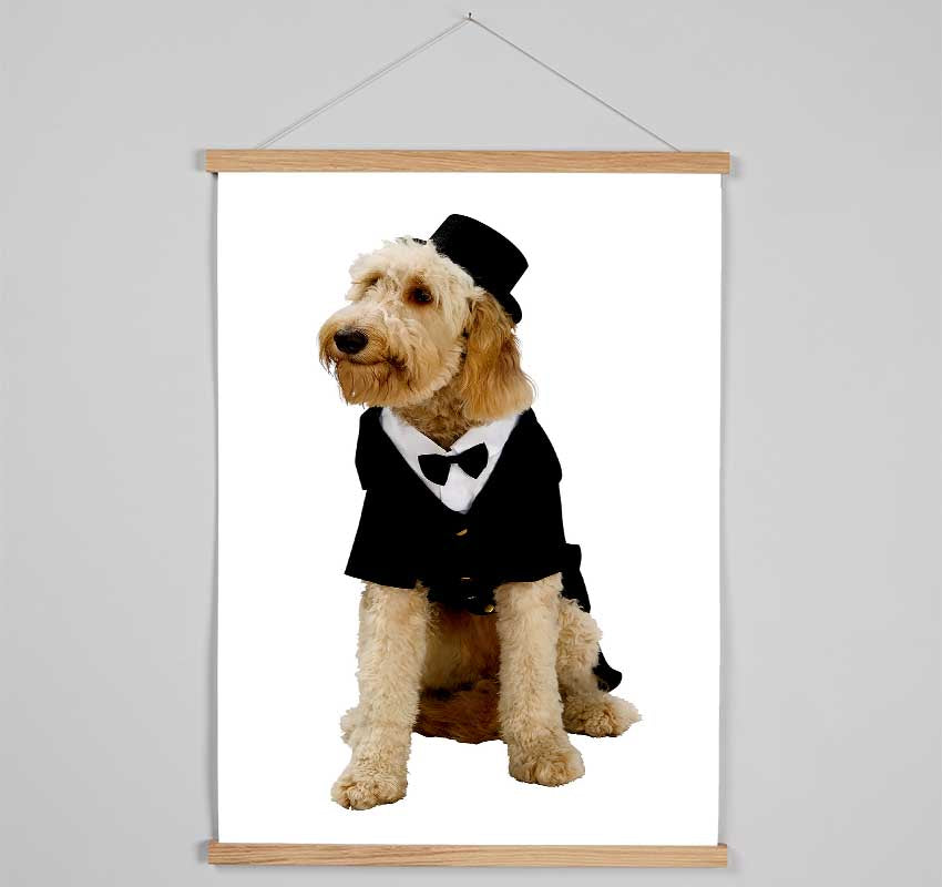 Groom Dog Hanging Poster - Wallart-Direct UK