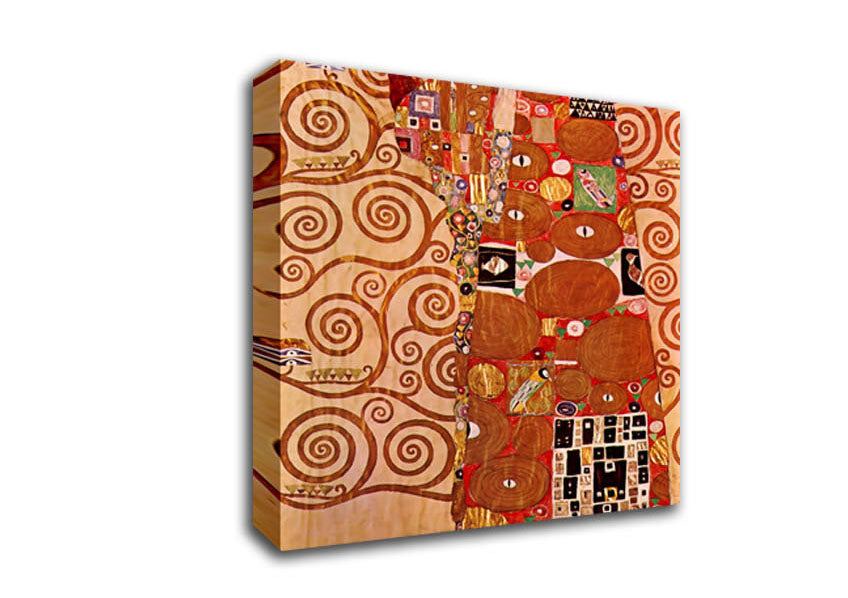 Picture of Klimt Embrace Square Canvas Wall Art