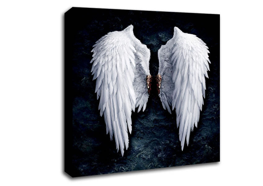Picture of Angel Wings Square Canvas Wall Art