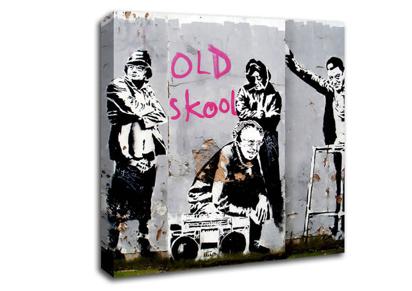 Picture of Old Skool Square Canvas Wall Art