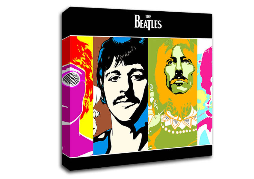 Picture of The Beatles Square Canvas Wall Art