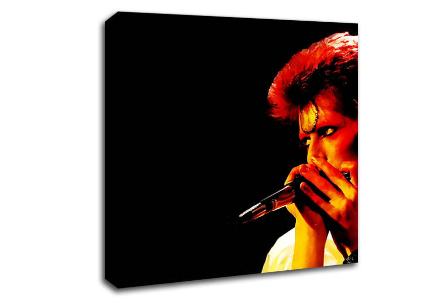 Picture of David Bowie Ziggy Pop Square Canvas Wall Art