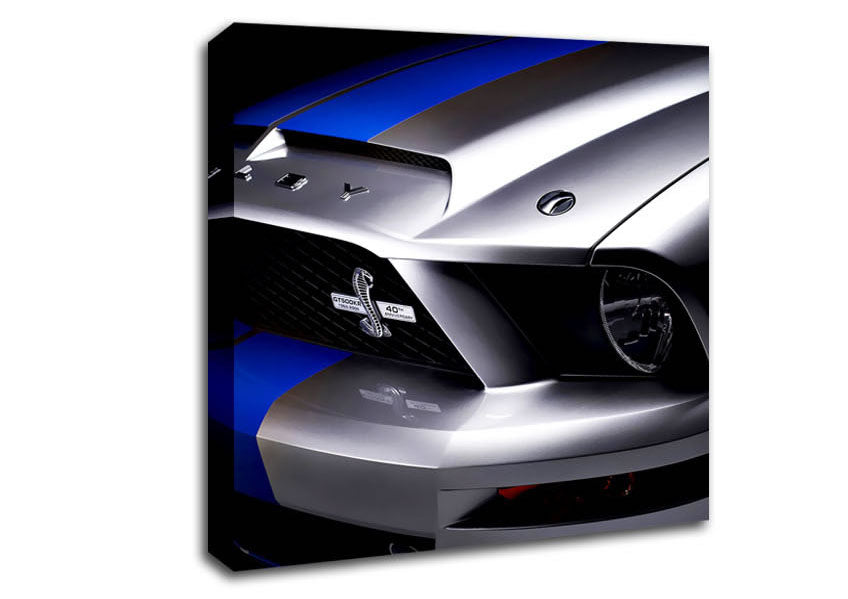 Picture of Shelby Mustang Grill Square Canvas Wall Art