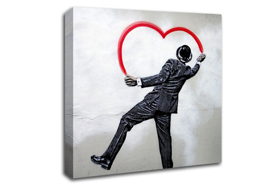 Picture of Business Love Square Canvas Wall Art