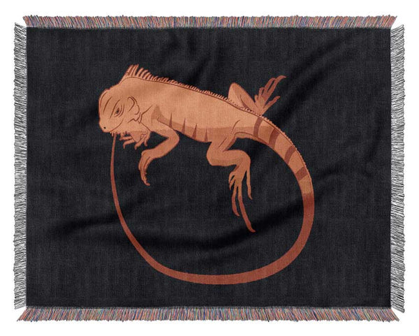Iguana 2 Woven Blanket