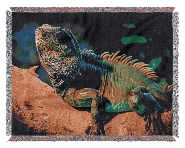 Iguana Woven Blanket