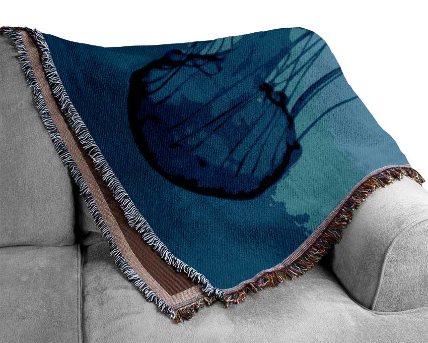 Jellyfish Duo Woven Blanket