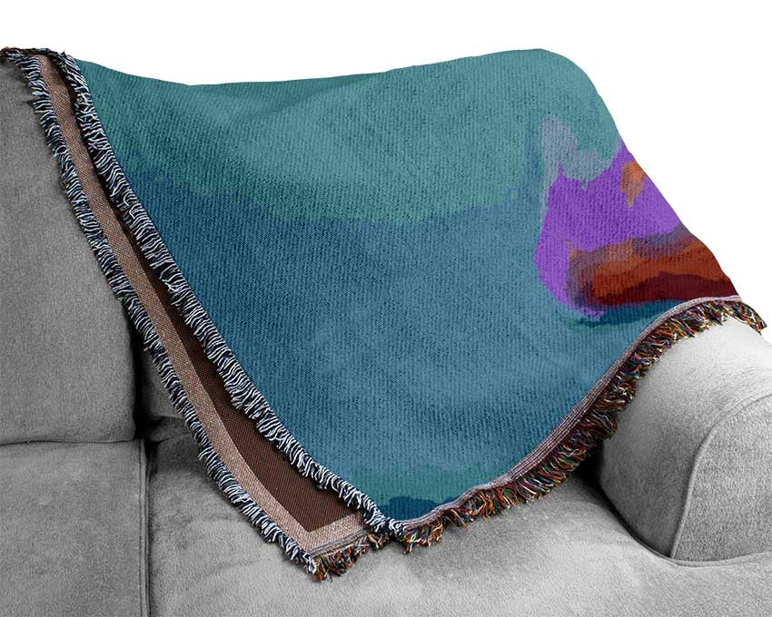 Jellyfish Movement Woven Blanket