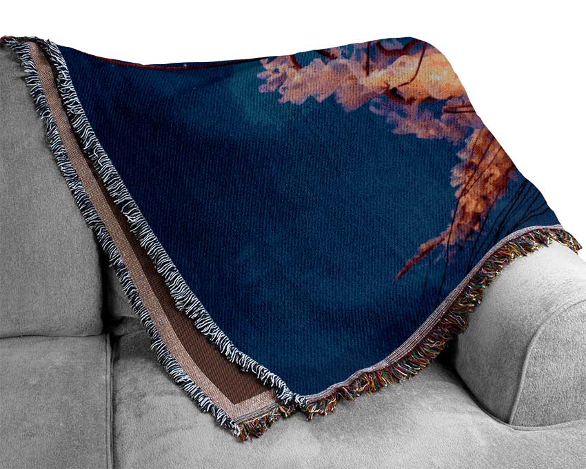 Jellyfish Ocean Woven Blanket