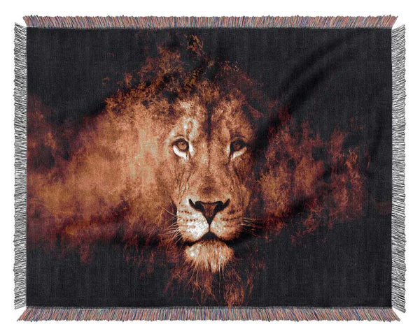 Lion Blaze Woven Blanket