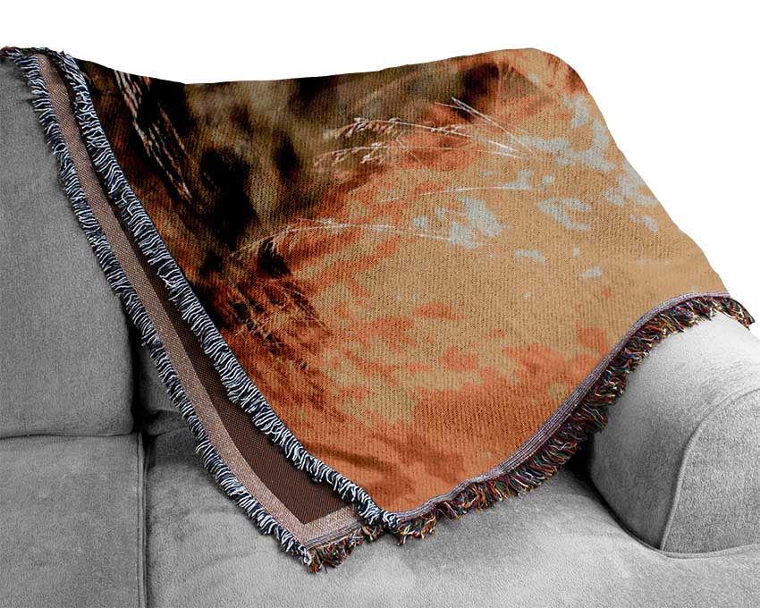 Lion Jungle Woven Blanket