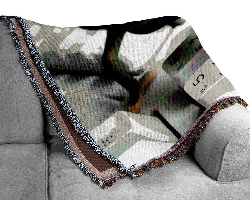 Lizard Keyboard Woven Blanket