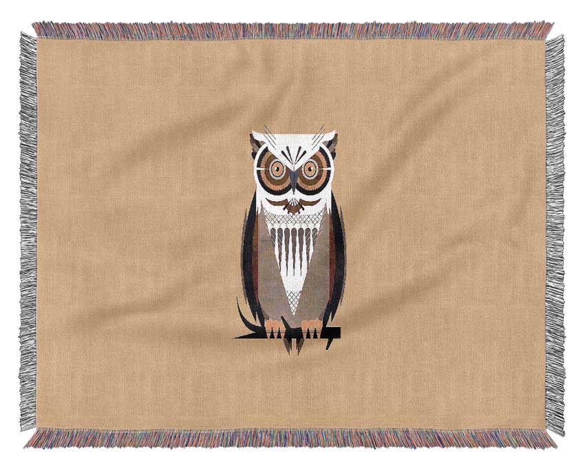 Owl Woven Blanket