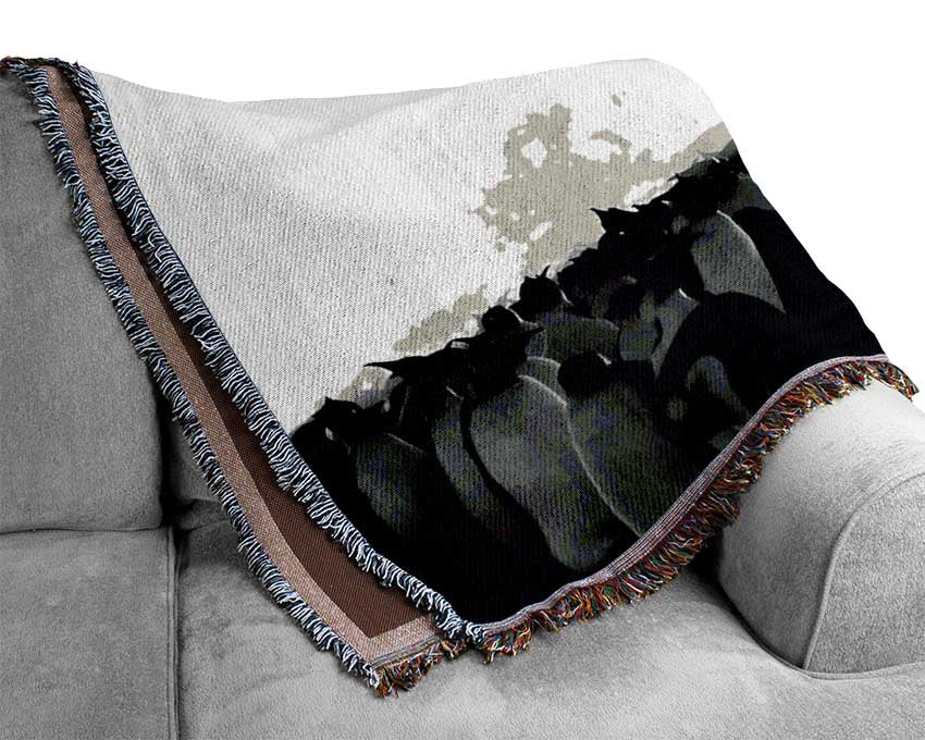Penguin Winter Woven Blanket