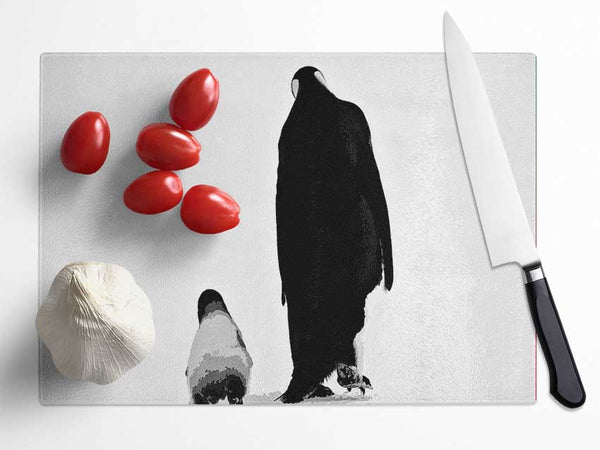 Penguin Glass Chopping Board
