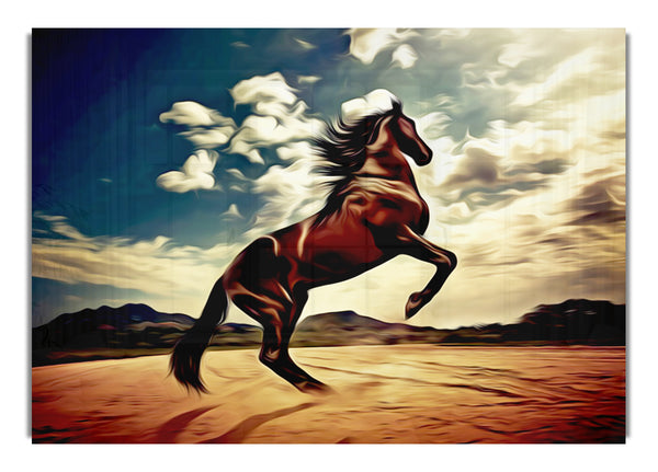 Aufsteigendes Pferd