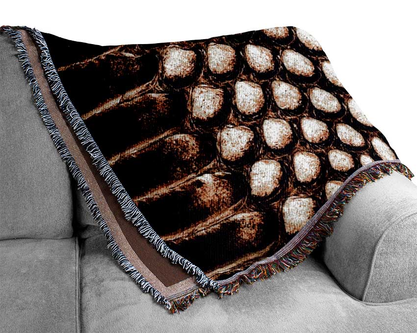 Snake Scales Woven Blanket