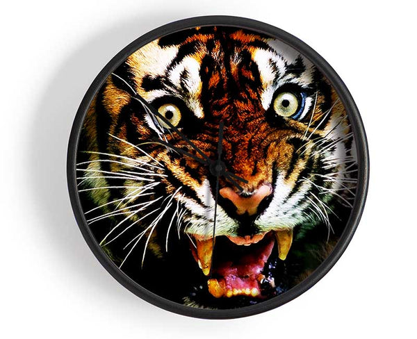 Tiger Roar Clock - Wallart-Direct UK