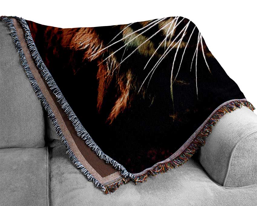 Tiger Roar Woven Blanket