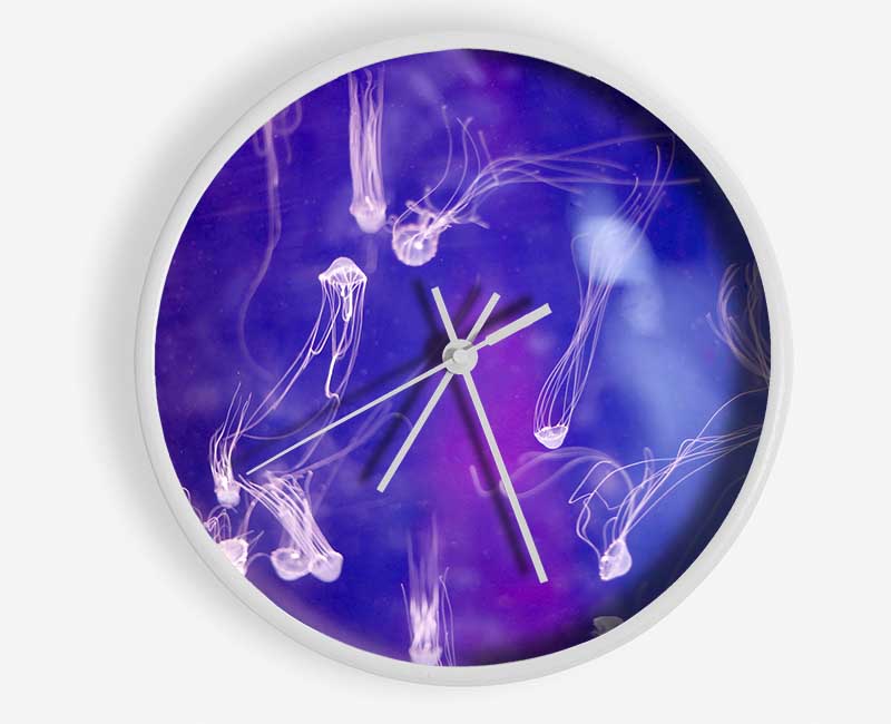 Tiny Jellyfish Clock - Wallart-Direct UK
