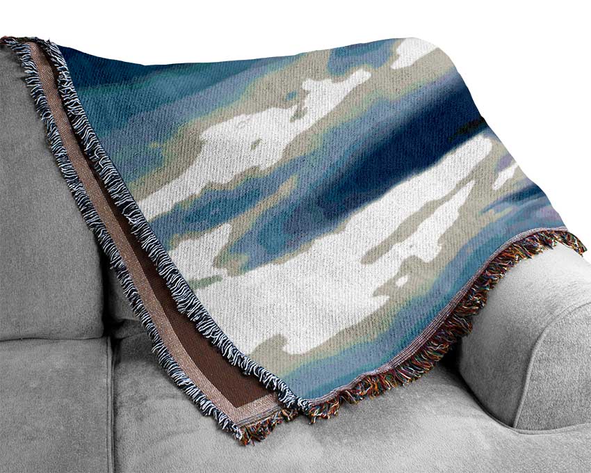 Wolf Skies Woven Blanket