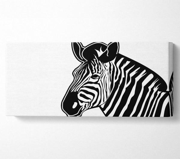 Zebragesicht B n W