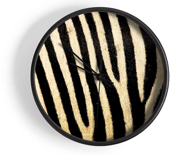 Zebra Pattern Clock - Wallart-Direct UK