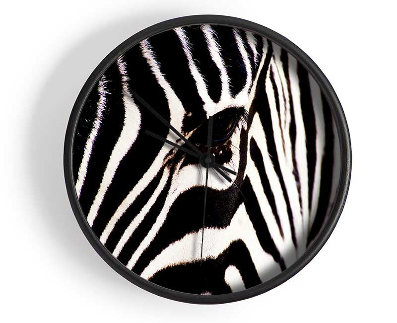 Zebra Stare Clock - Wallart-Direct UK