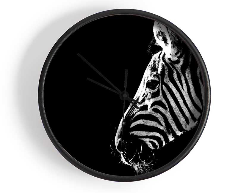Zebra Whiskers Clock - Wallart-Direct UK