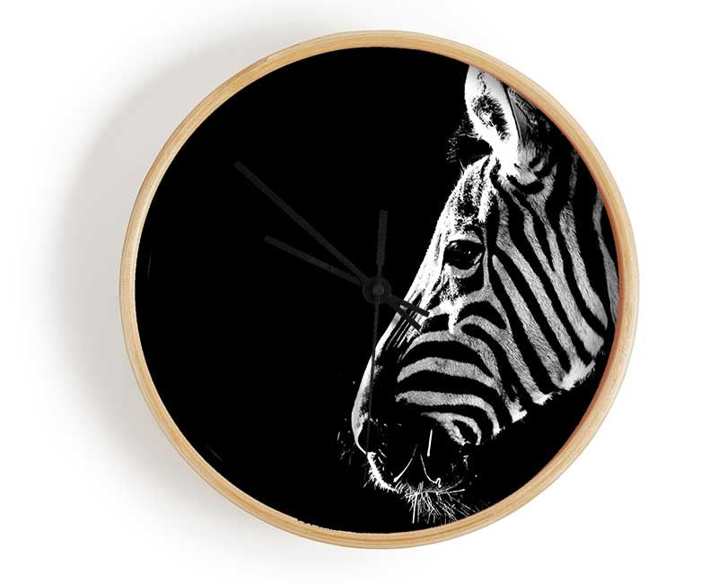 Zebra Whiskers Clock - Wallart-Direct UK