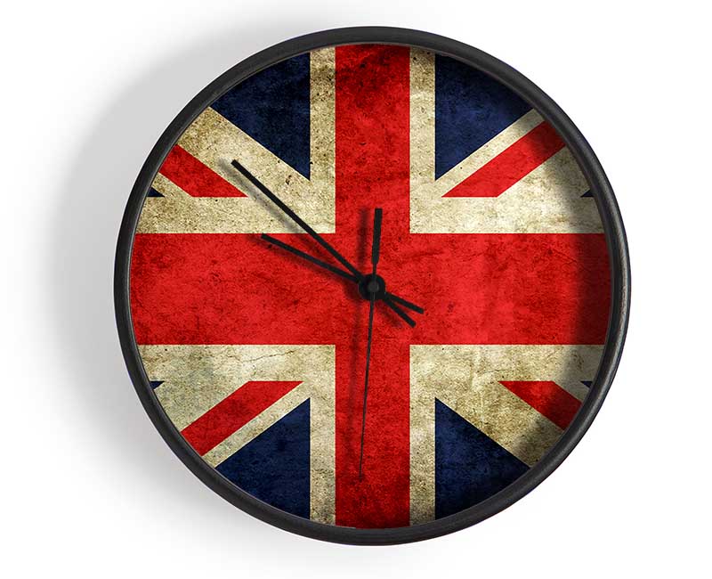 British Grunge Flag Clock - Wallart-Direct UK