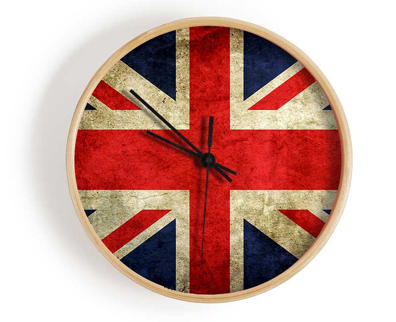 British Grunge Flag Clock - Wallart-Direct UK