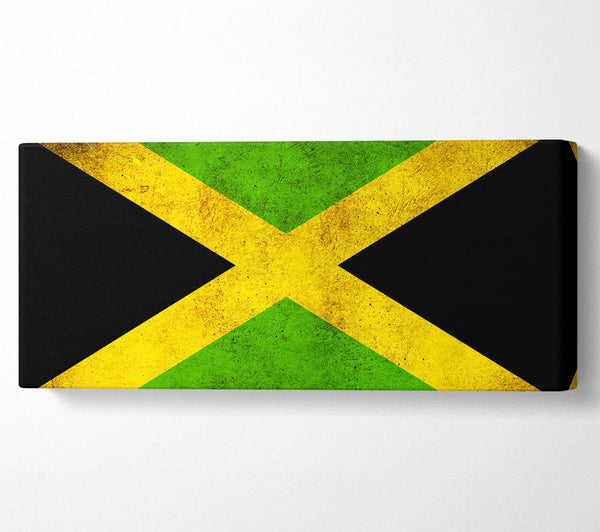 Jamaican Grunge Flag