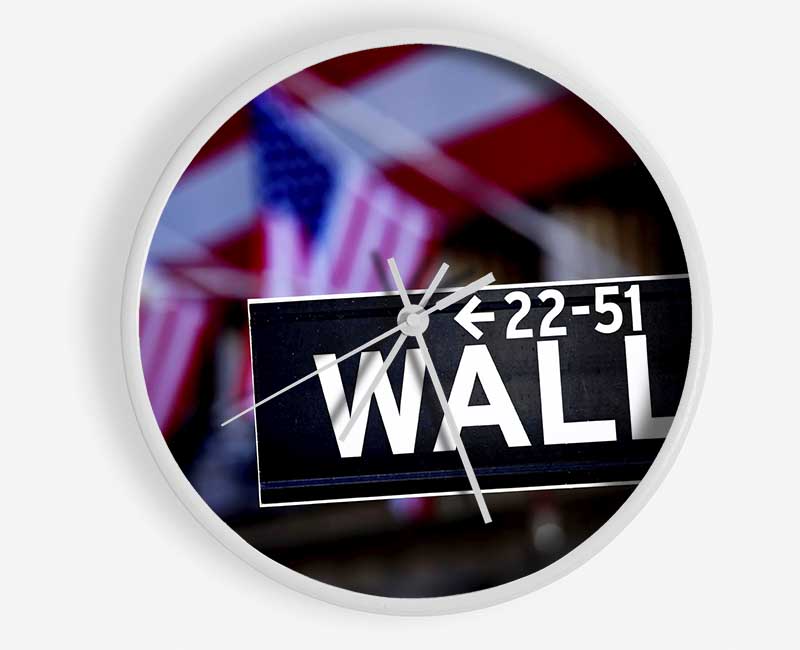 Wall Street American Clock - Wallart-Direct UK