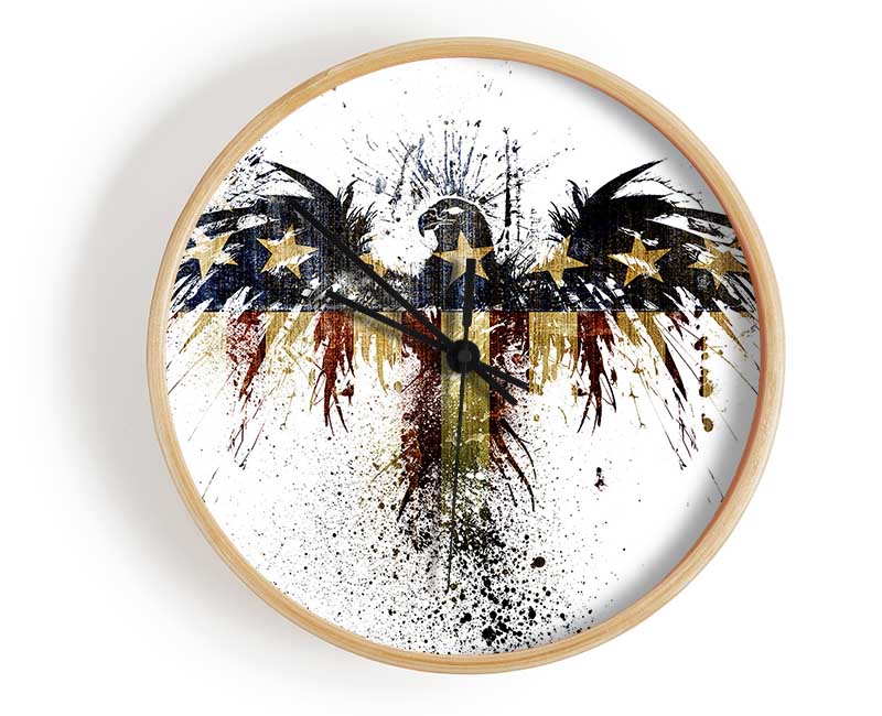 American Eagle 2 Clock - Wallart-Direct UK