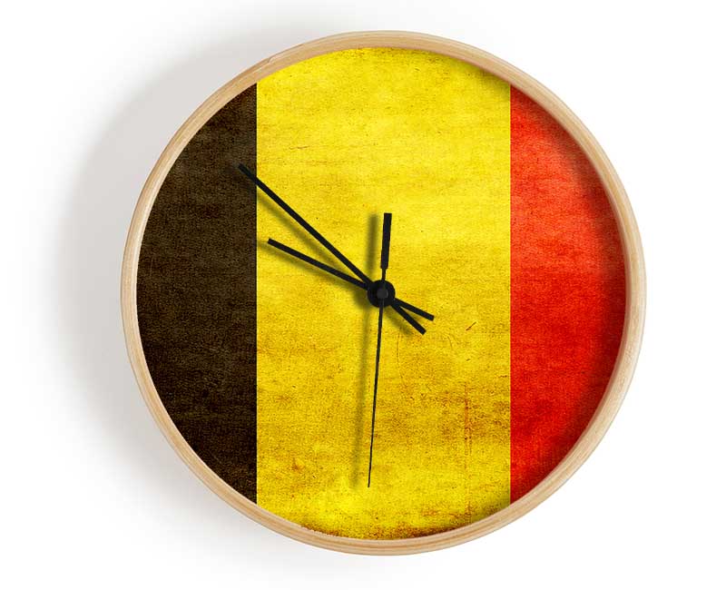 Belgium Clock - Wallart-Direct UK