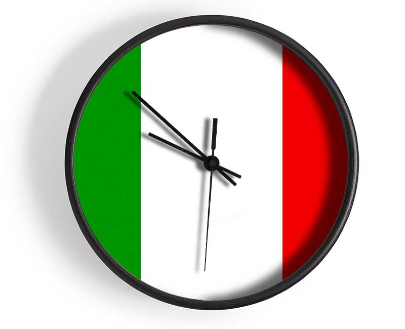Flag Of Italy Clock - Wallart-Direct UK