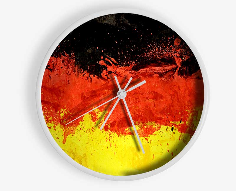 Germany Colours Clock - Wallart-Direct UK