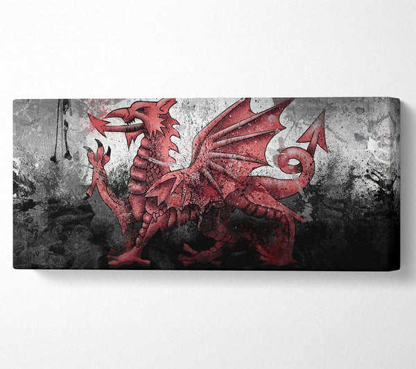 Walisischer Drache Grunge
