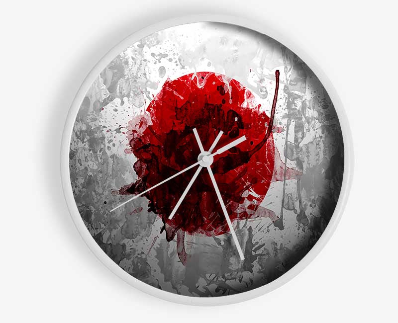 Japan Grunge Flag Clock - Wallart-Direct UK